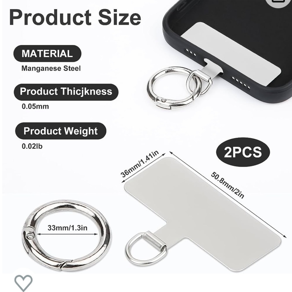 Metal tether tab